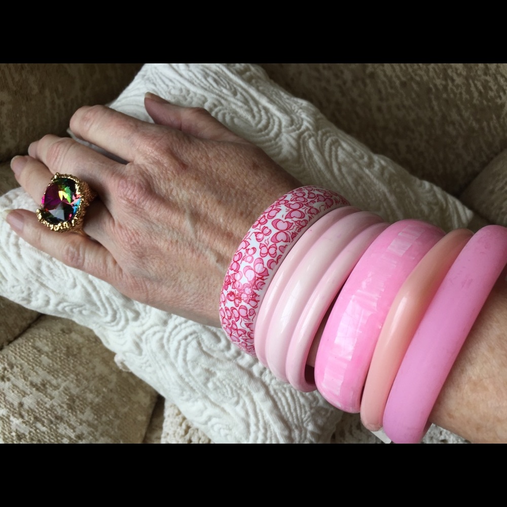 Vintage West German, Japan and US Resin Bangles